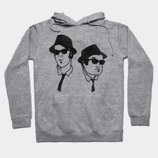 Blues Brothers Hoodie by darklordpug